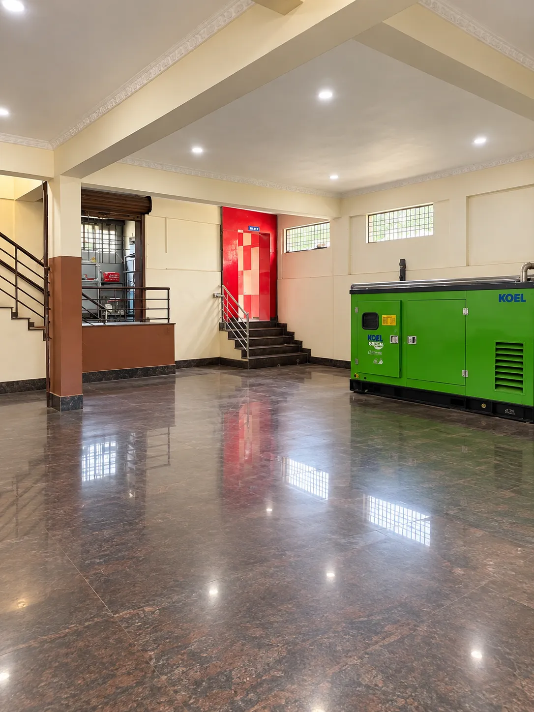 Lobby Parking with Generator